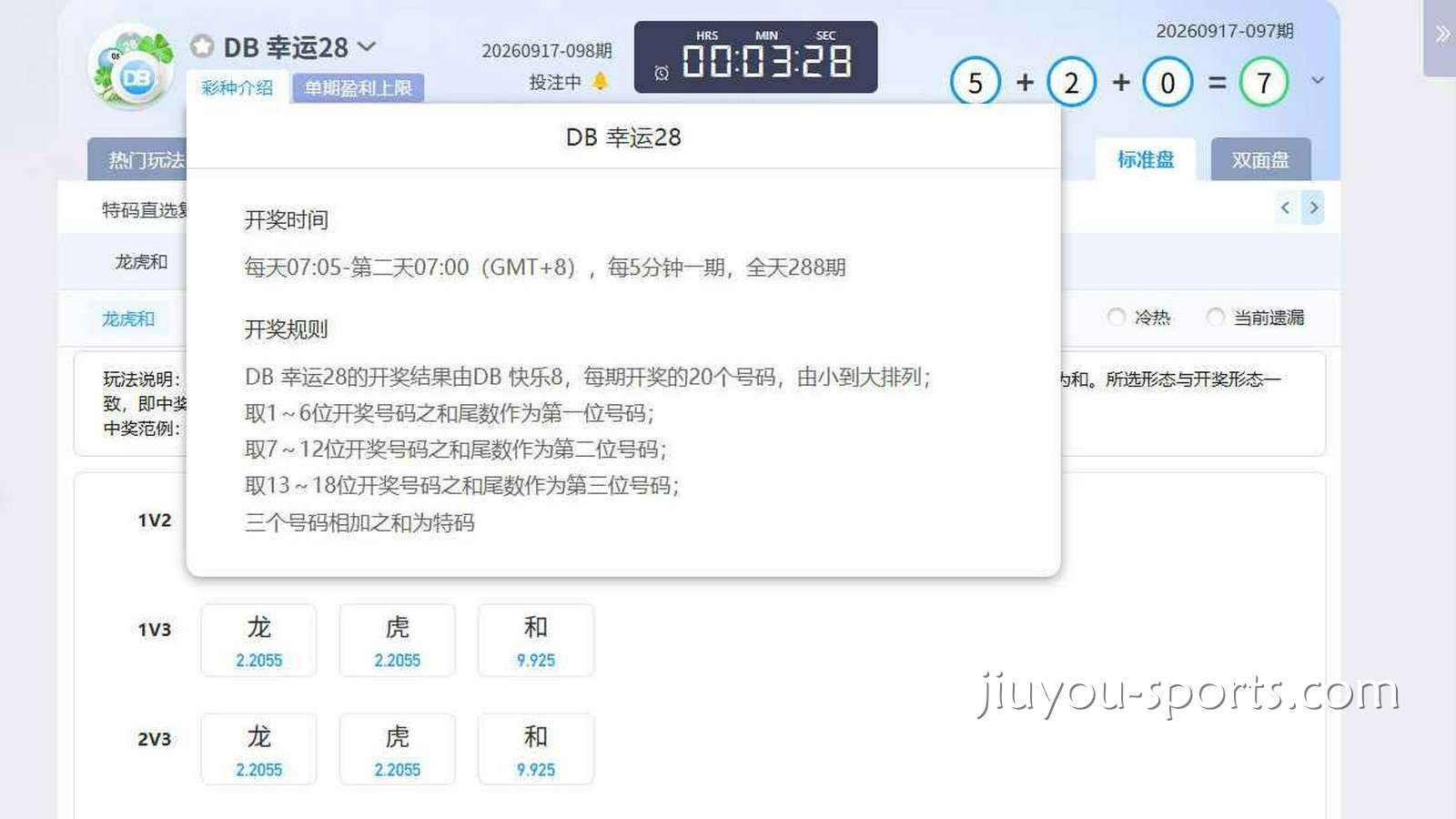 九游体育《DB幸运28》玩法攻略：龙虎和规则全面解析
